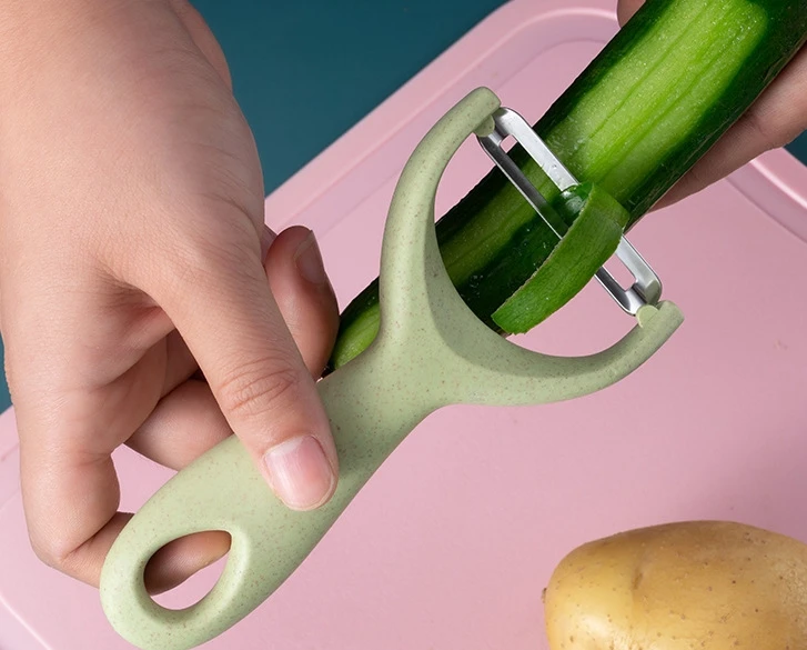 Kitchen Knife set Color wheat straw 6-piece color Chef knife cooking gift box