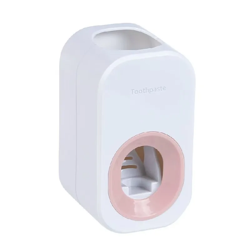 Adhesive Automatic Toothpaste Squeezer Wall Mounted Toothbrush Toothpaste Squeezer