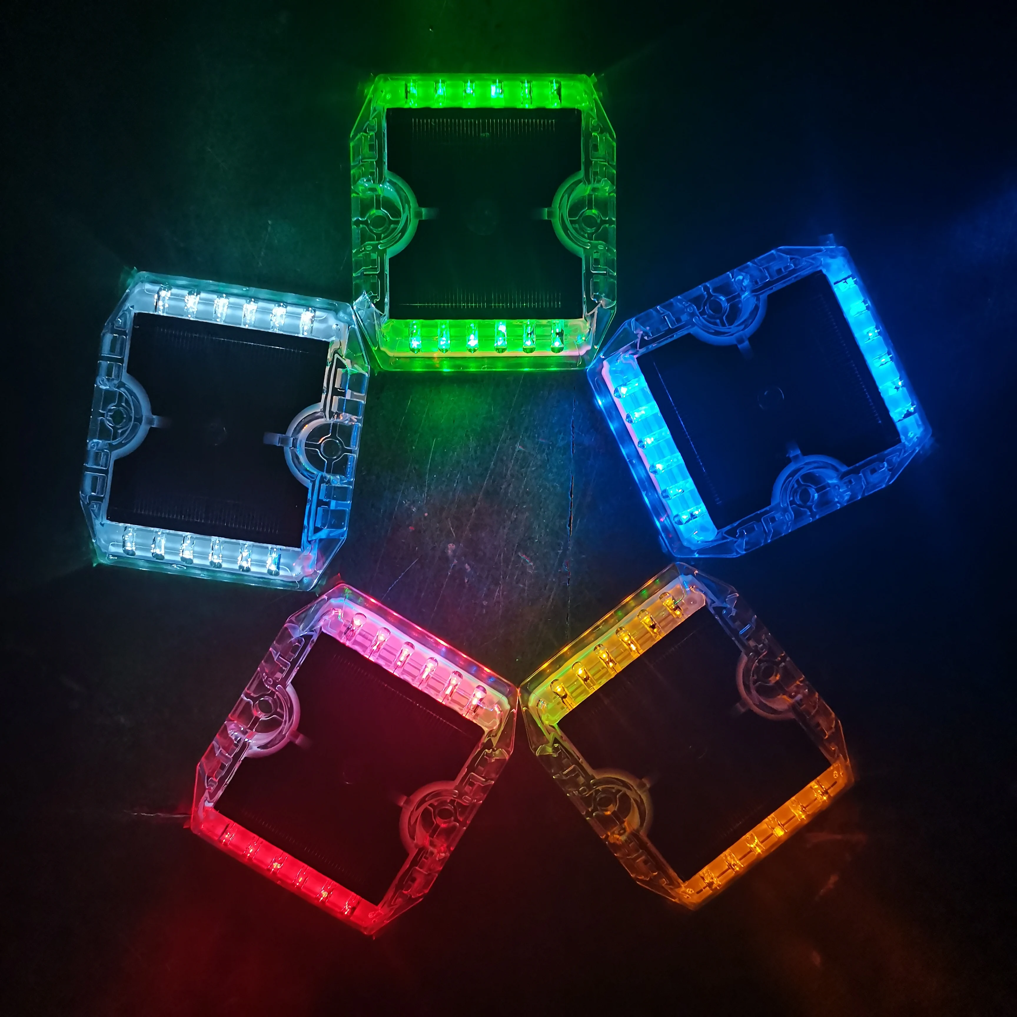 Солнечные фонари, уличный садовый фонарь «кошачий глаз», дорожный стержень, мигающий свет, маркер, водонепроницаемый IP68 для транспортных средств