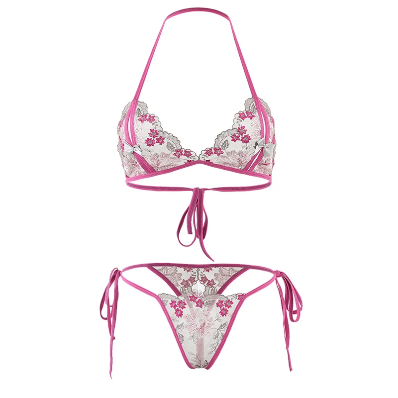 Эротическое соблазнительное Женское ночное белье сексуальное соблазнительное кружевное Сетчатое Прозрачное нижнее белье Комплекты