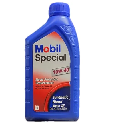 Mobil Special 10W-40 10W40 Synthetic Blend Semi-Synthetic Motor Oil Lubricant Oil