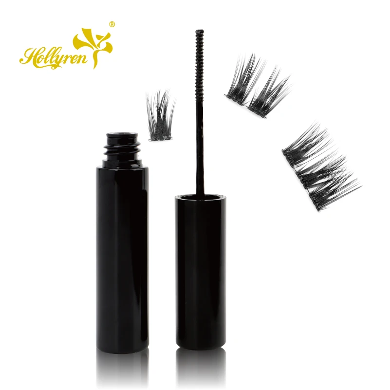 Hollyren Diy Glue For Strip Lashes That Look Like Extensions Wholesale Cluster Eyelashes With Bond Kit
