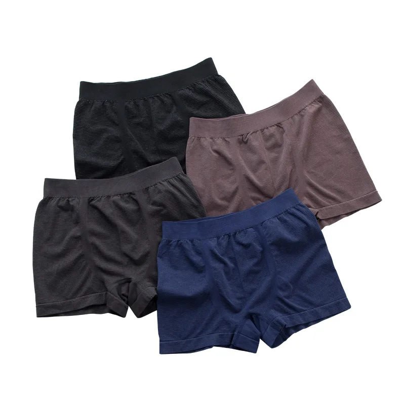 Бесшовные мужские боксеры большого размера из модала