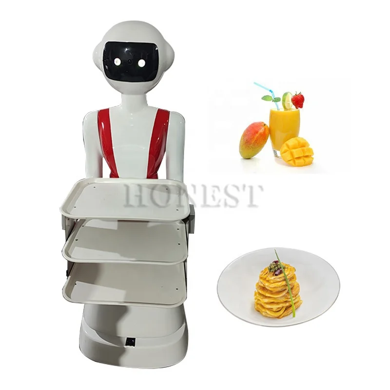 Labor Saving Serving Robot Restaurant / Food Delivery Robot / Robot Commercial