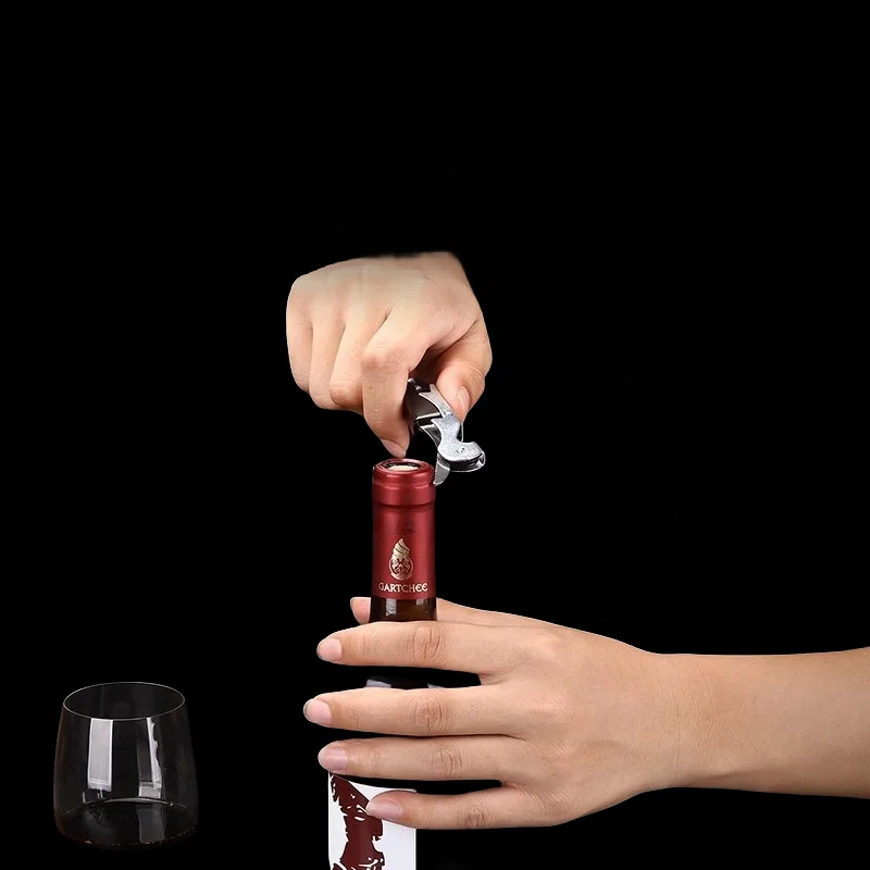 Personalised bar stainless steel beer bottle opener metal portable corkscrew wine bottle opener corkscrew opener 2 in1