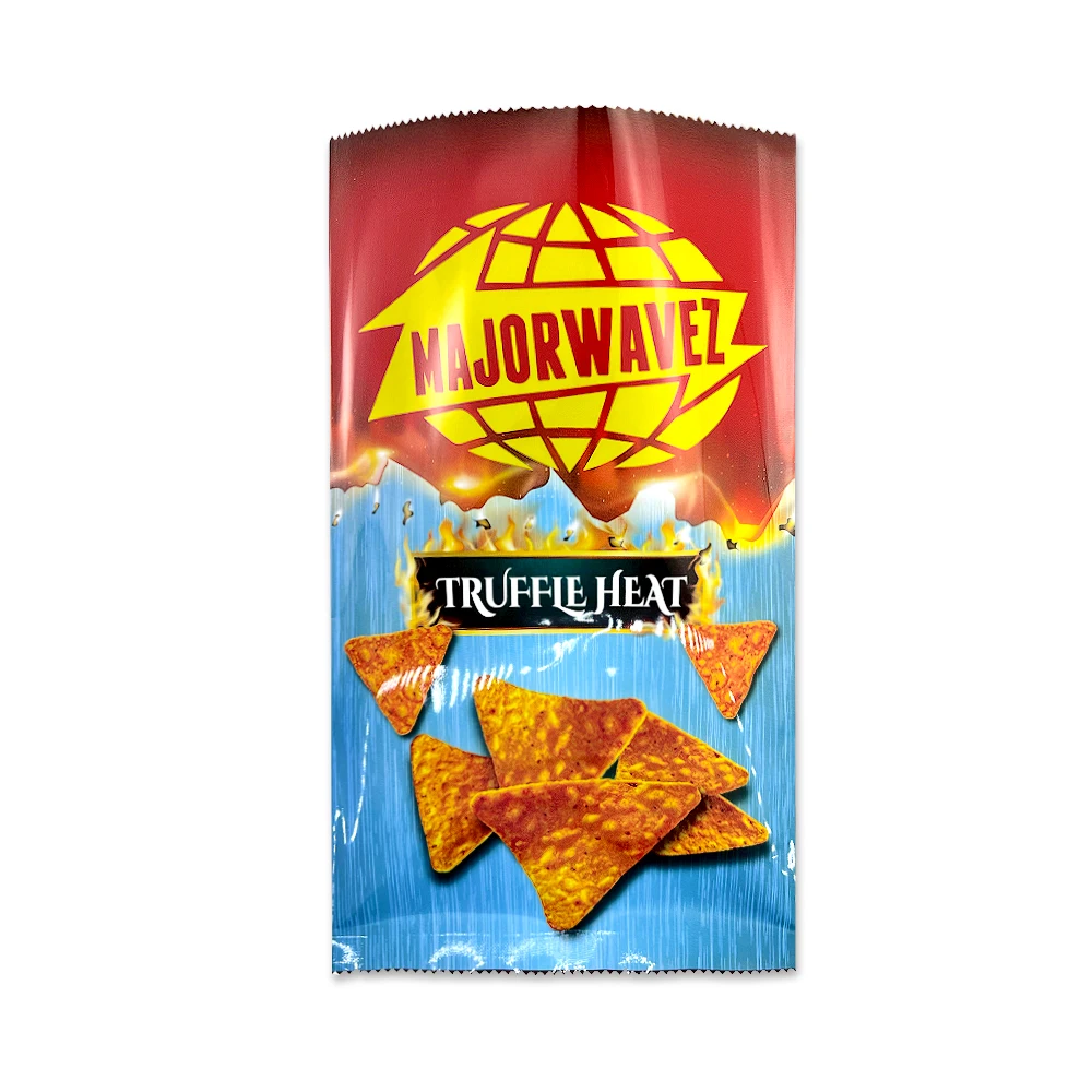 Custom printed heat sealing back seal snack bag coconut plantain banana chips packaging customized