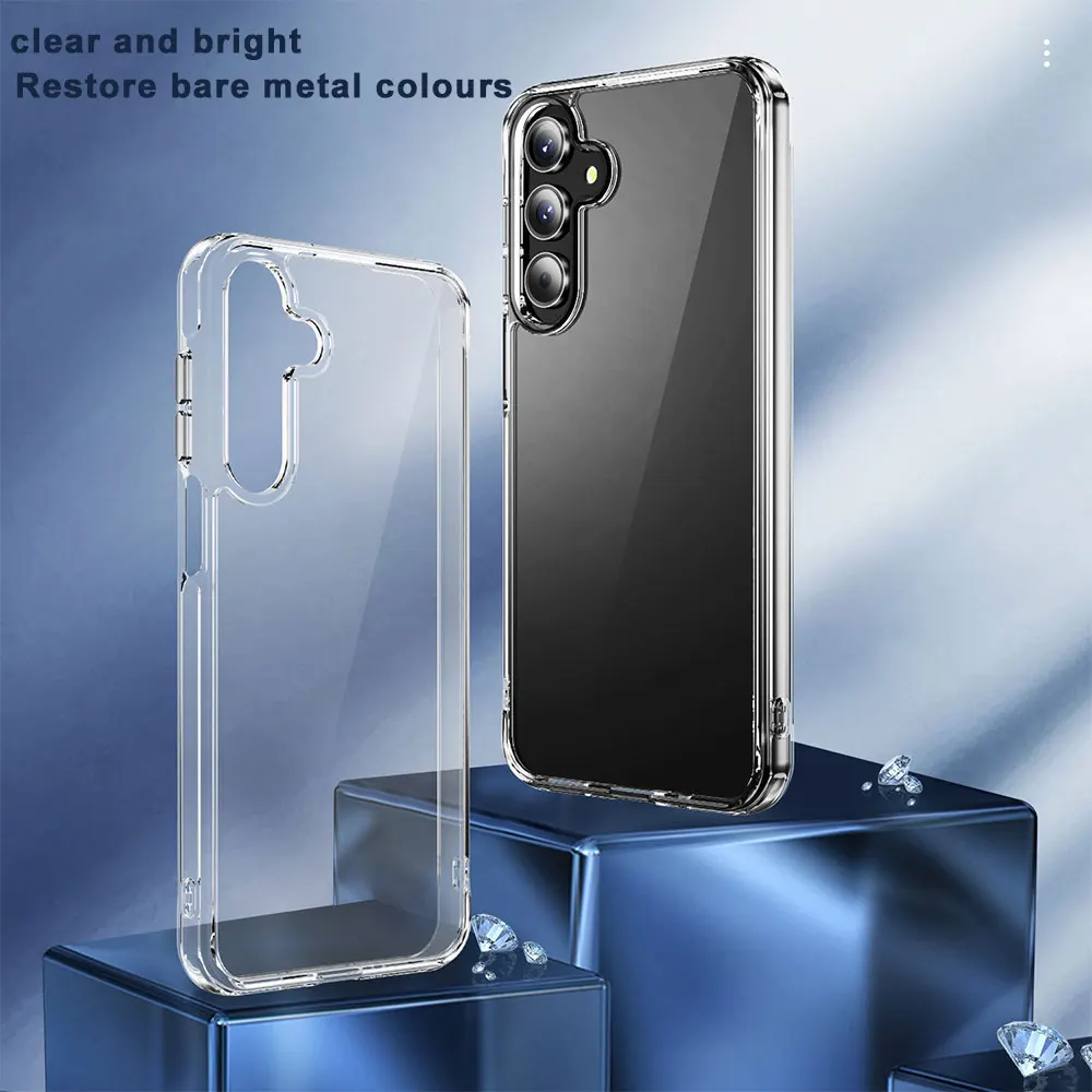Laudtec Sjk954 Прозрачный чехол для телефона из ТПУ Простой деловой тонкий прозрачный Samsung A16