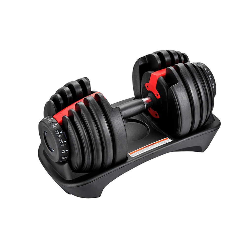 Vente home gum Fitness Exercise 24kg Musculation Haltere Reglable Dumbbel/