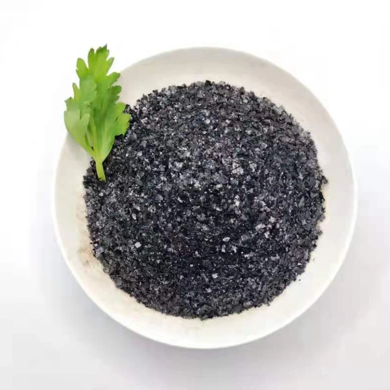 Organic bio fertilizer most popular in China potassium humate shiny flake
