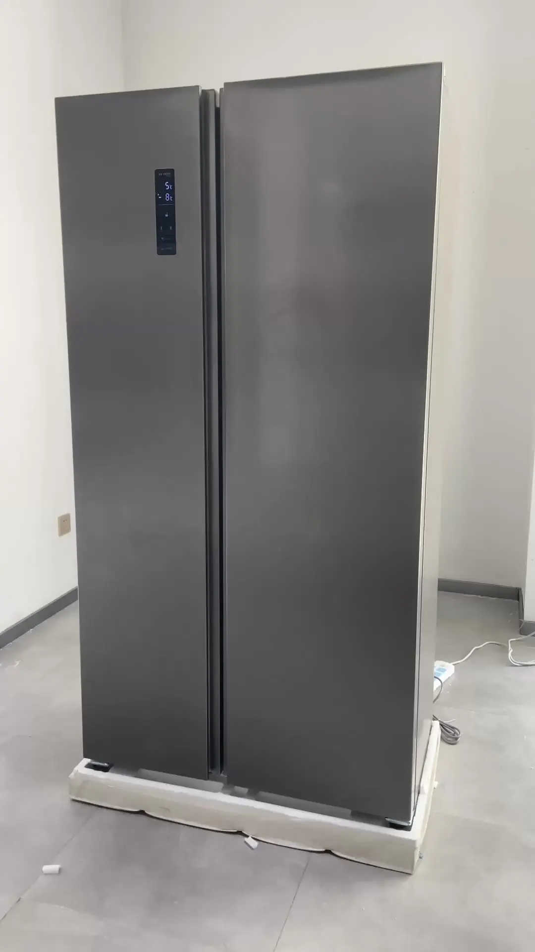 household drink chiller meat fridge home side by side french door smart refrigerator