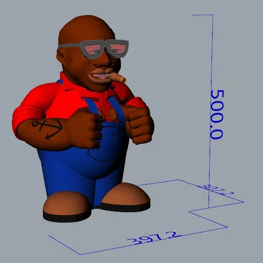 5m Tall Custom inflatable characters balloon model display giant inflatable custom people man advertising