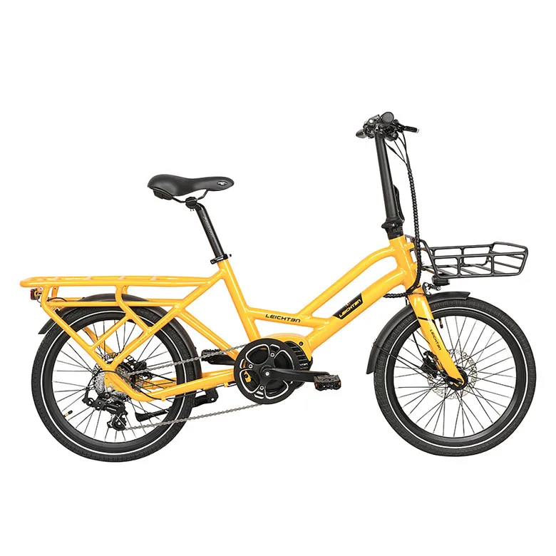 2021 Fast Food Pizza Delivery e Electric Cargo Bicycle Sales rear driver 250w/36v/9.6ah Electric Delivery Bike