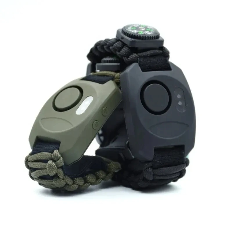Outdoor travel wrist alarm climbing distress alarm umbrella rope alarm couple anti-wolf device