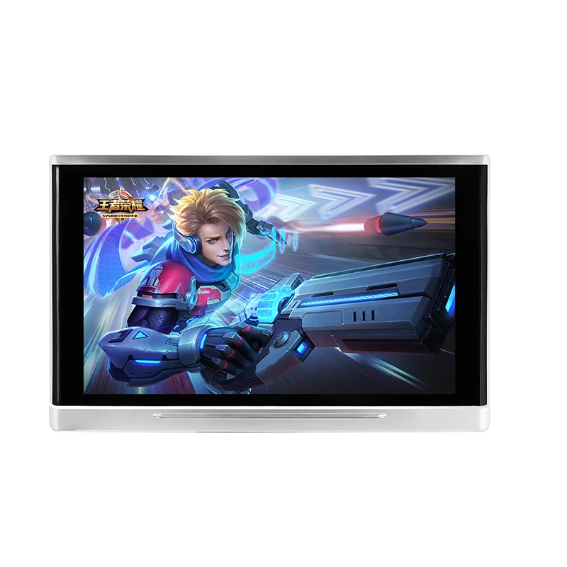 11.6 inch IPS HD Android Headrest Player for Rear Seat Entertainment with WiFi Speaker FM Transmitter USB HD-MI