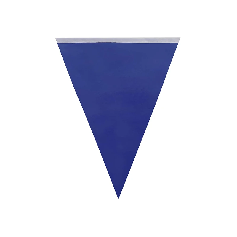
Outdoor Blue Color Nylon Banner String Flags Triangle Bunting Flag 