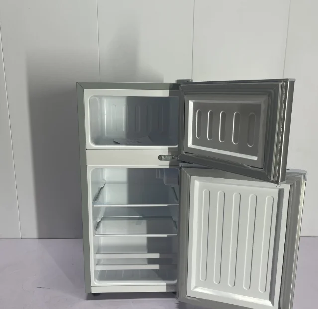 Fridge Double Door Compact Refrigerator Compact Refrigerator For Home Dormitory Apartment Fridge Refrigeration Equipment