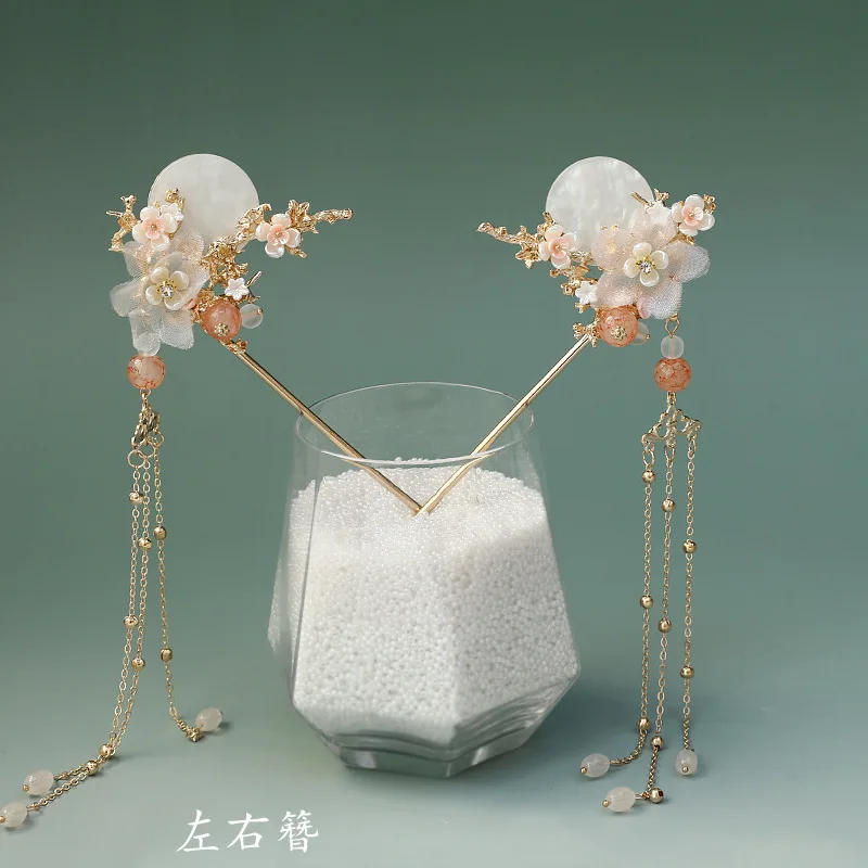 Wholesale Hanfu Headdress Tassel Antique Hair Ornaments Ancient Hairpin Step Shake Complete Set Hairpin Ancient Accessories