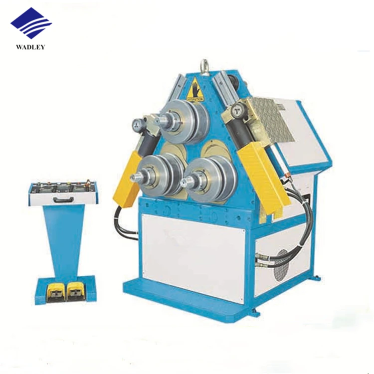 
3 Roller Section Profile Bender W24S-140 Aluminum Profile Bending Machine 