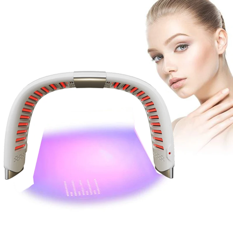 Folding Spectrometer Photon Skin Rejuvenation Instrument PDT Color Light Mask LED Red and Blue Spectrum Beauty Machine