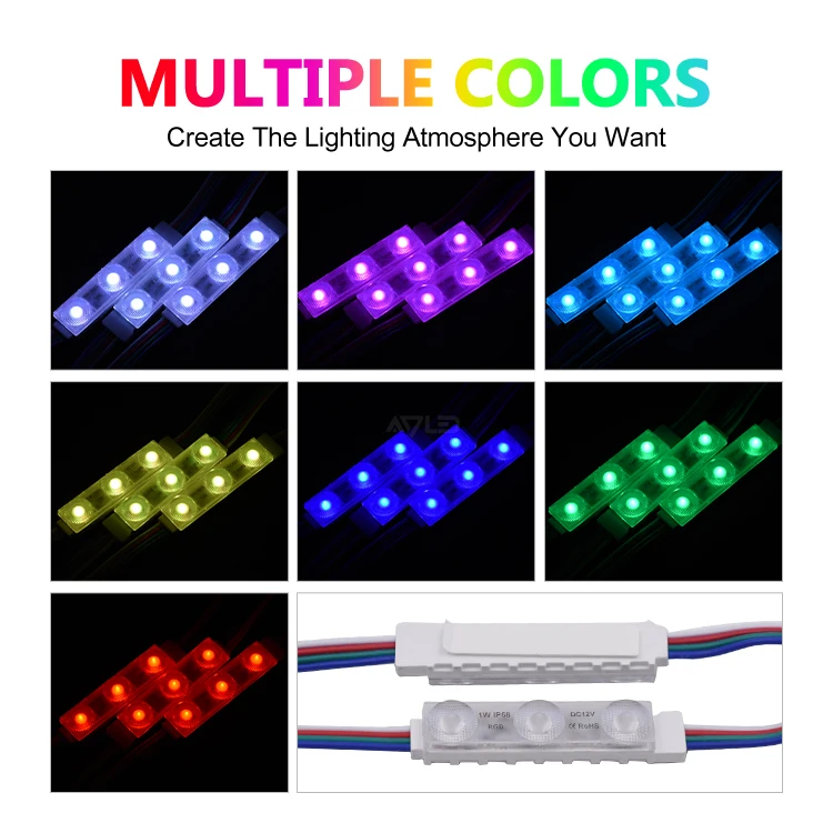 RGB IP68 LED Module SMD2835 LED Module for Letter Sign Lightbox Wholesale Price with CE ROHS UL