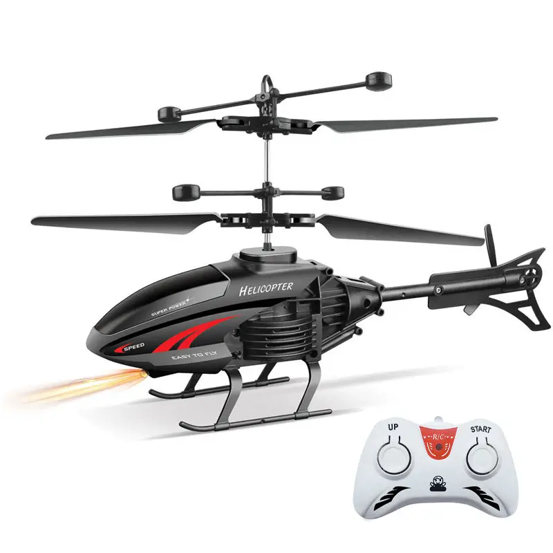 High Quality Infrared Gesture Sensing Airplane Remote Control Aircraft Flying Toy With Flashing Light RC Helicopter