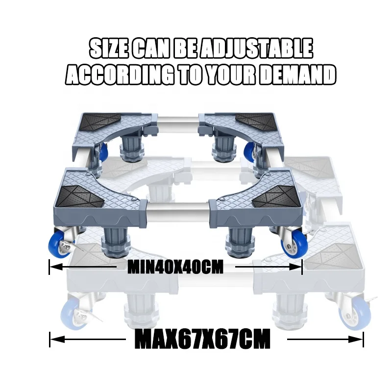 adjustable washing machine stand movable washing machine base