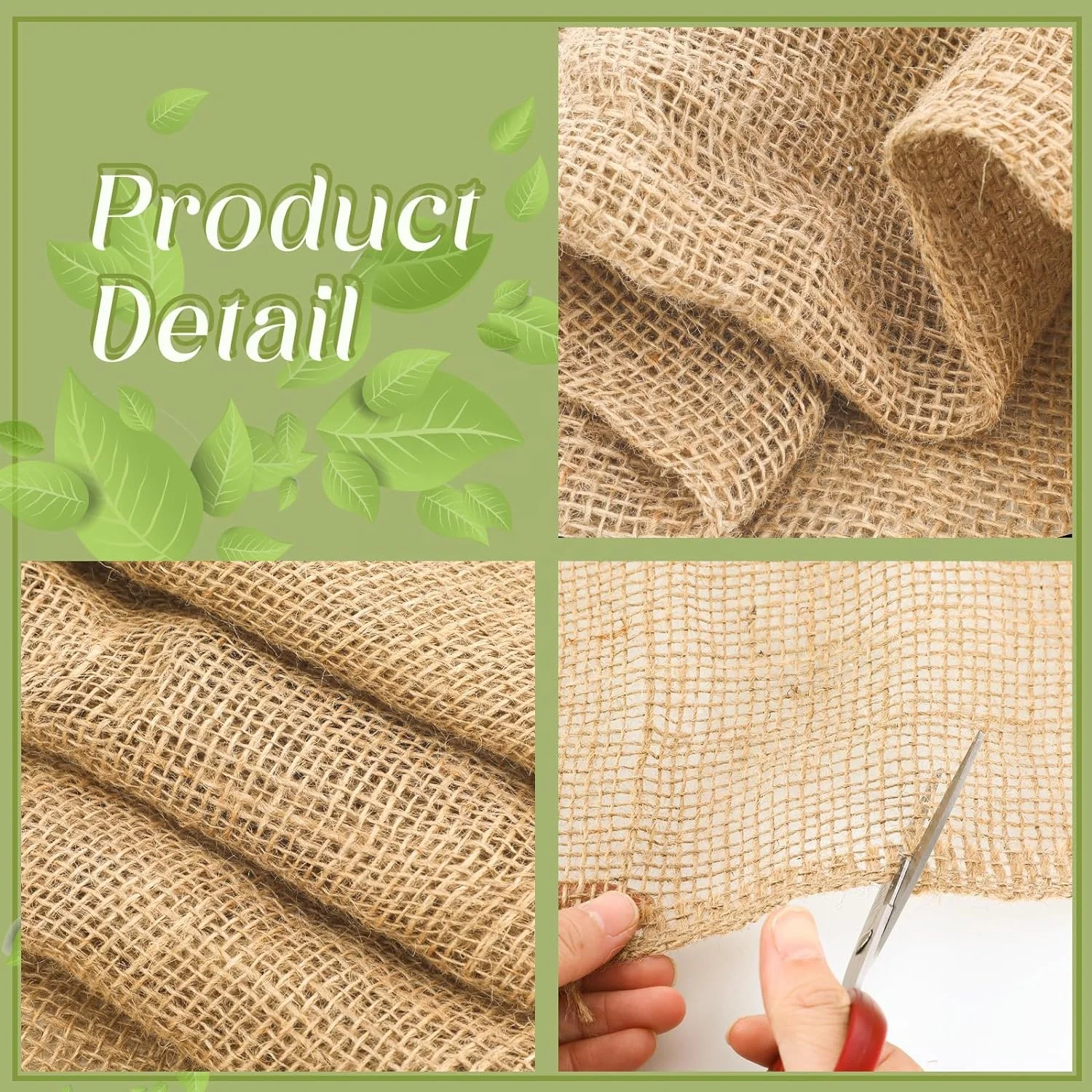 45 inch Width Winter Burlap Fabric Roll Jute Garden Fabric for Outdoor Garden Plants Tree Covering
