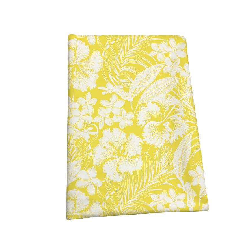 The factory outlet tropical patterns digital printed rayon Aloha Hawaii Fabrics for summer clothing