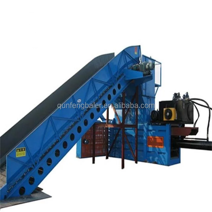 Qunfeng brand 850 straw cotton square baler hay compressor carton compression baler price