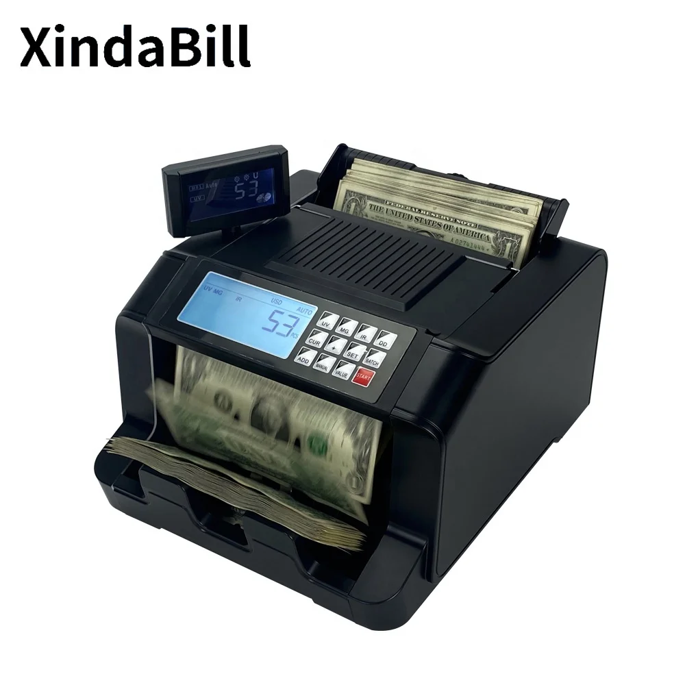 Xindabill Currency Money Counting Machine Bill Cash Notes Detector