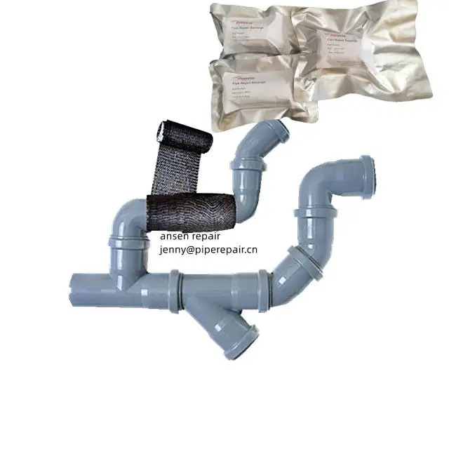 Leaking Metal Water Pipes leak sealing water activated pipe repair wrap kit bandage Fiberglass Wrap Pipe Repair Kit
