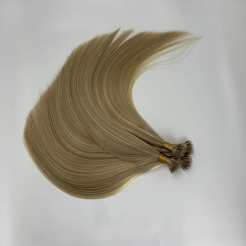 Keratin Hair Products Wholesale Human Hair Extensions Weft Hair Extension Nano