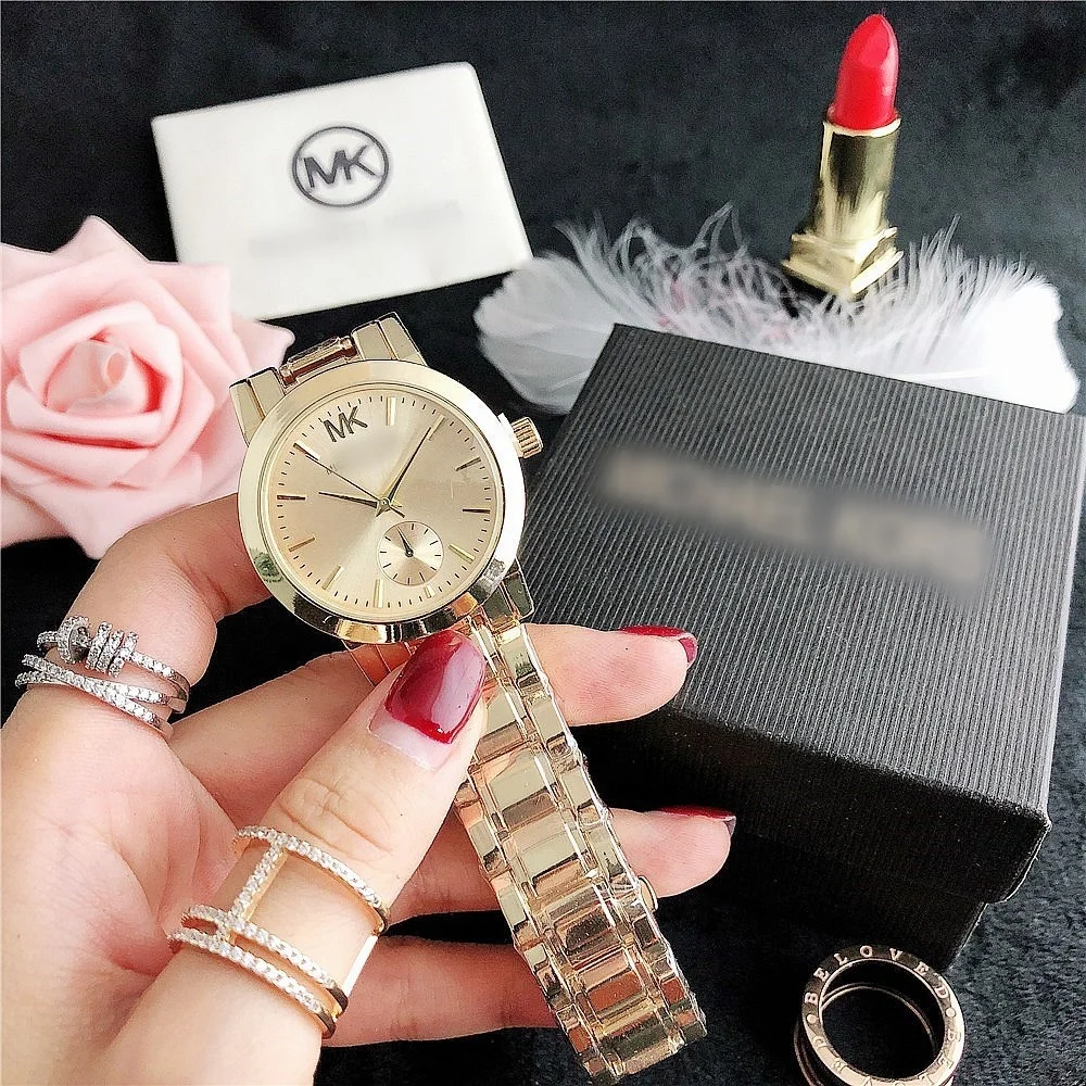 Hot Selling Women Men Luxury Brand Logo New Design Reloj de cuarzo de mujer Wristwatch Ladies Female Quartz Watches