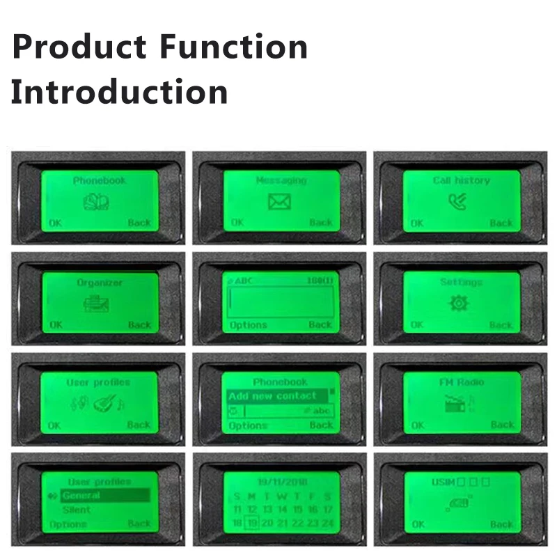 GSM Wireless Fix Phone Telephone with Dual SIM Slots Recording/Earpiece Support 602