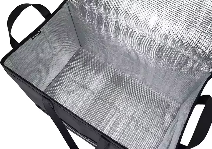 Wholesale  Waterproof Large Insulated Cooler Bag Thermal Grocery Delivery Box Food Delivery Bag for Cold and Hot Food Carrier