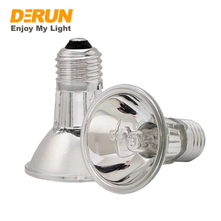 UVA UVB 3.0 Reptile Bulb PAR20 Climbing Pet Halogen Bulb Heat Lamp 25W 50W 75W E27 Base CE ROHS , HAL-REPTILE-PAR20