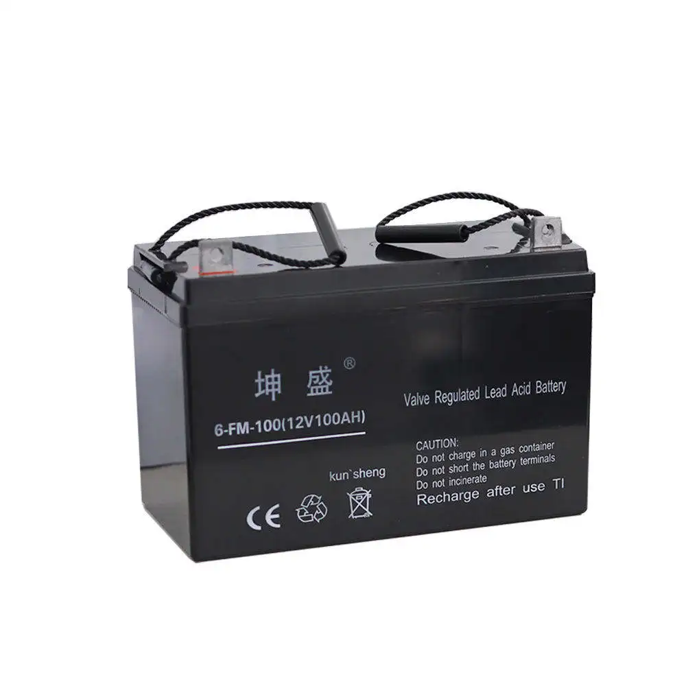 12V 100AH 29.1kg sealed Lead Acid Battery 12V 65AH 250AH Starter Lead Acid Solar Battery for Solar Energy System