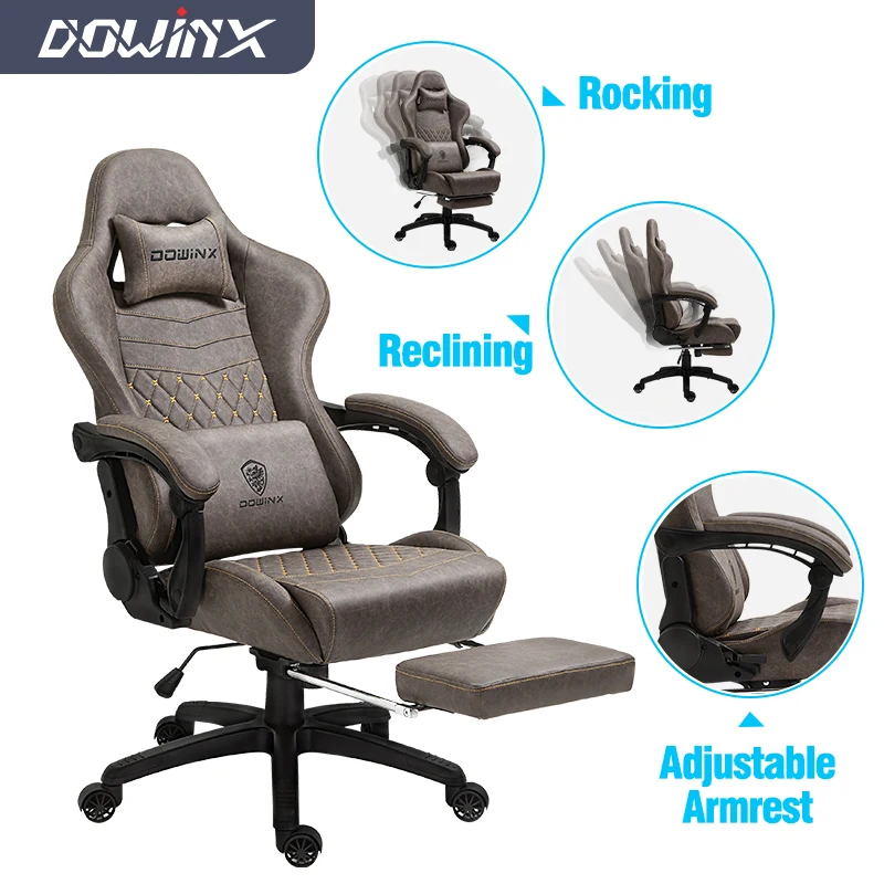 Comfortable Armrest Gaming Chair PU Cheap Game Console Adjustable Ergonomic Computer Gaming Chair