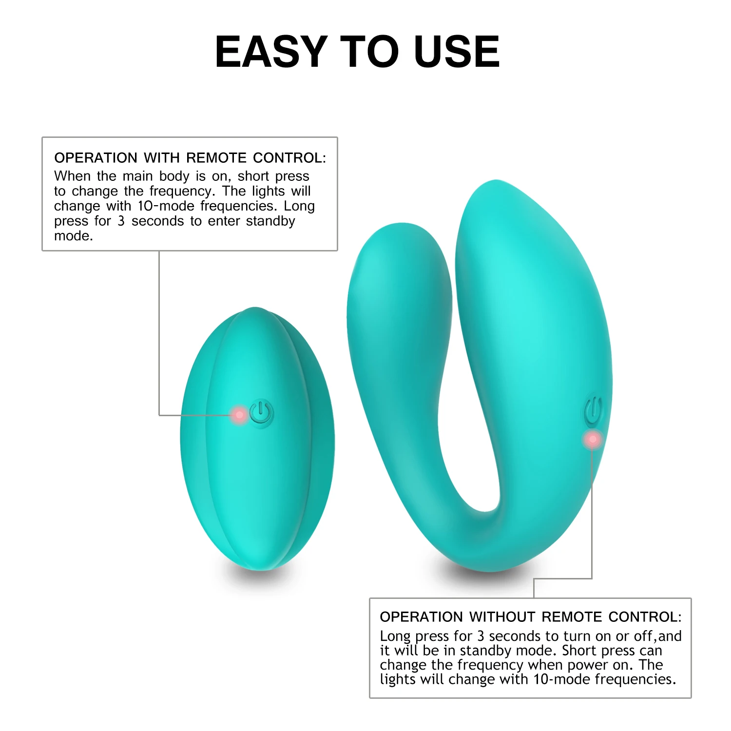 WINYI Wholesale Couples Vibrator Wireless Remote Dual Motor Clitoral Stimulator Vibrating Sex Toy Couple Vibrator For Women