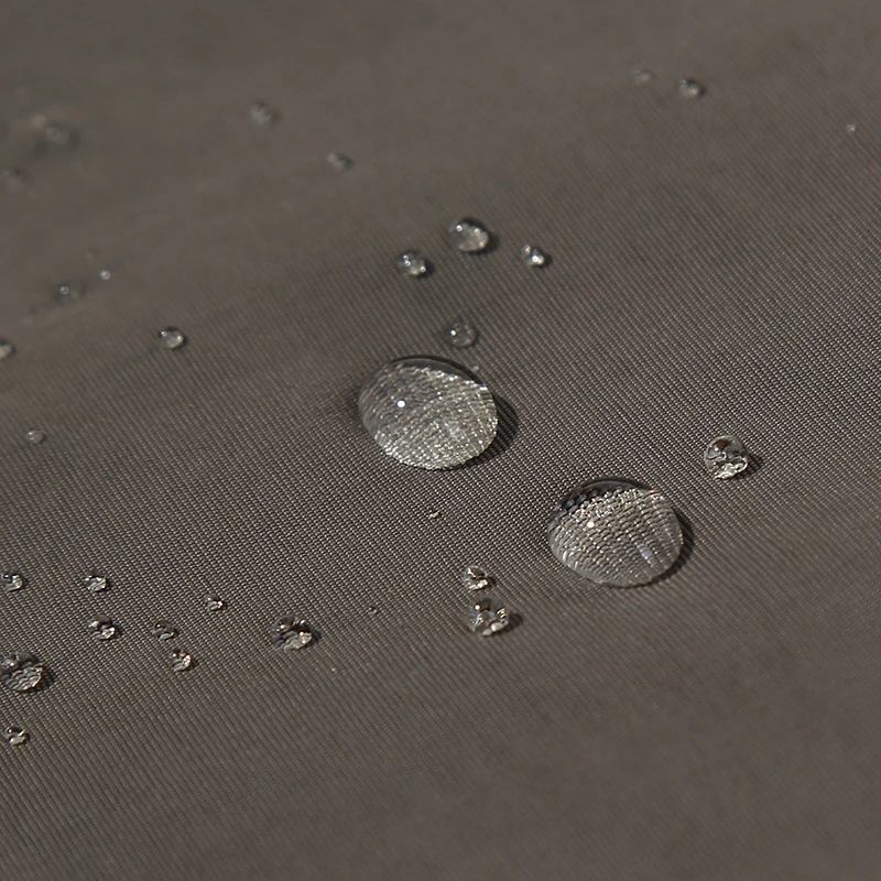 100% переработанный нейлон Taslan 228T простая ткань водонепроницаемый с полиуретановым покрытием для одежды/куртки/пальто