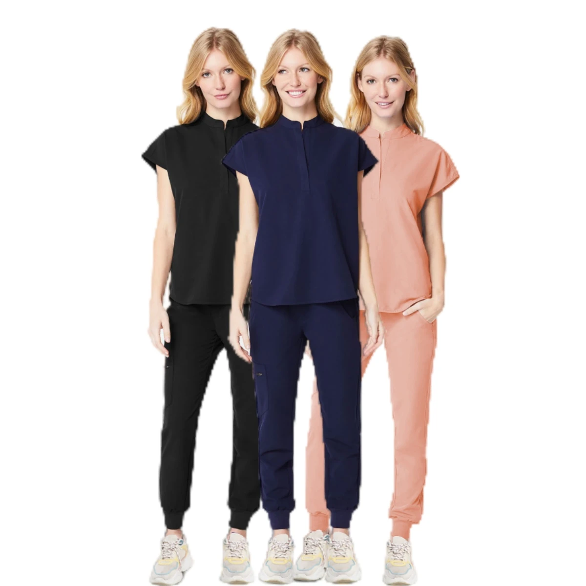 42015 in Stock Hospital Doctor Nurse Uniform Pet Hospital Work Suit Custom Nursing Jogger Medical Scrub Nurse Hospital Uniforms