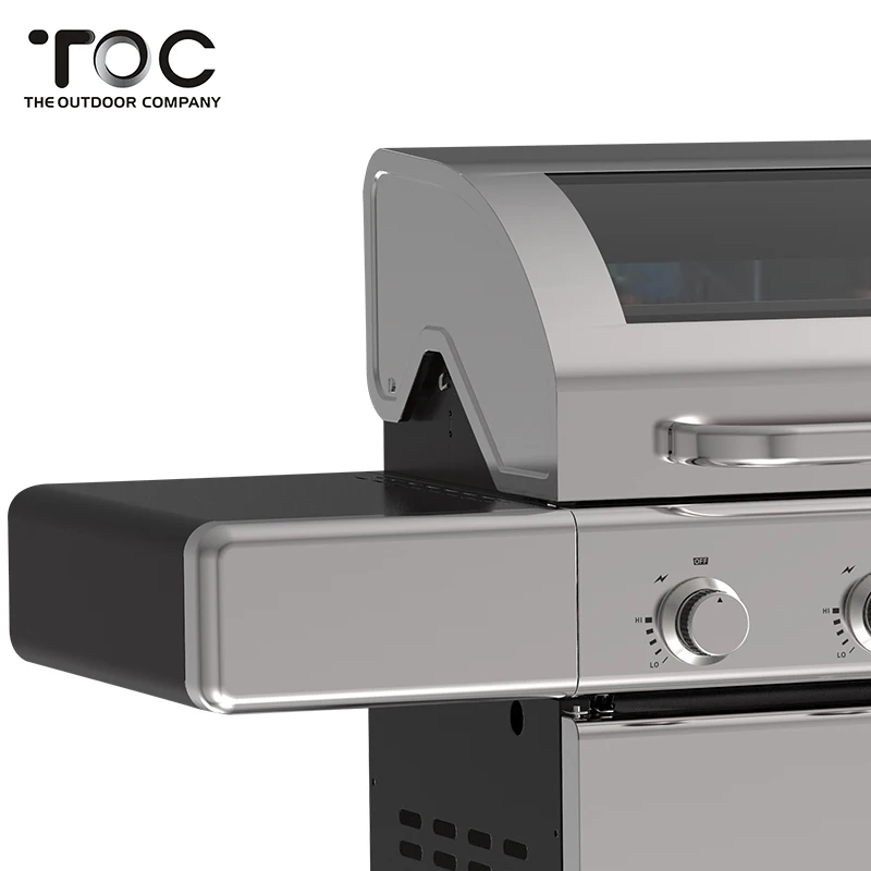 Factory Supply Stainless Steel Barbecue Bbq Charcoal Bbq Grill With Plate Cooker Stove