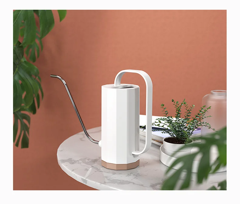 RUIPU wholesale 1200mL big watering can plastic large long nozzle watering pot for flowers  arrosoir plastique