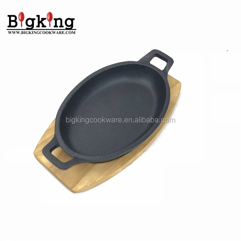 Cast Iron Serving Dish Mini Oval Gratin Baking Dish 18*12cm