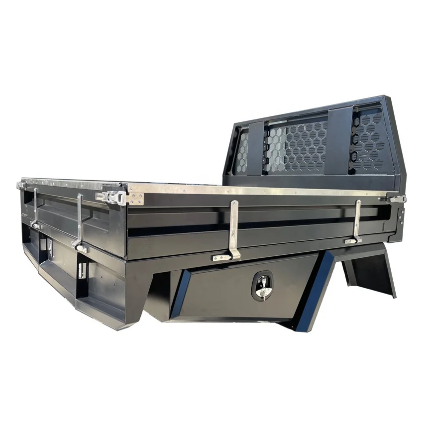 4x4 Accessories High Quality Aluminum Bed Slide Tray Pick Up Truck Aluminum Ute Tray Back Canopy Camper