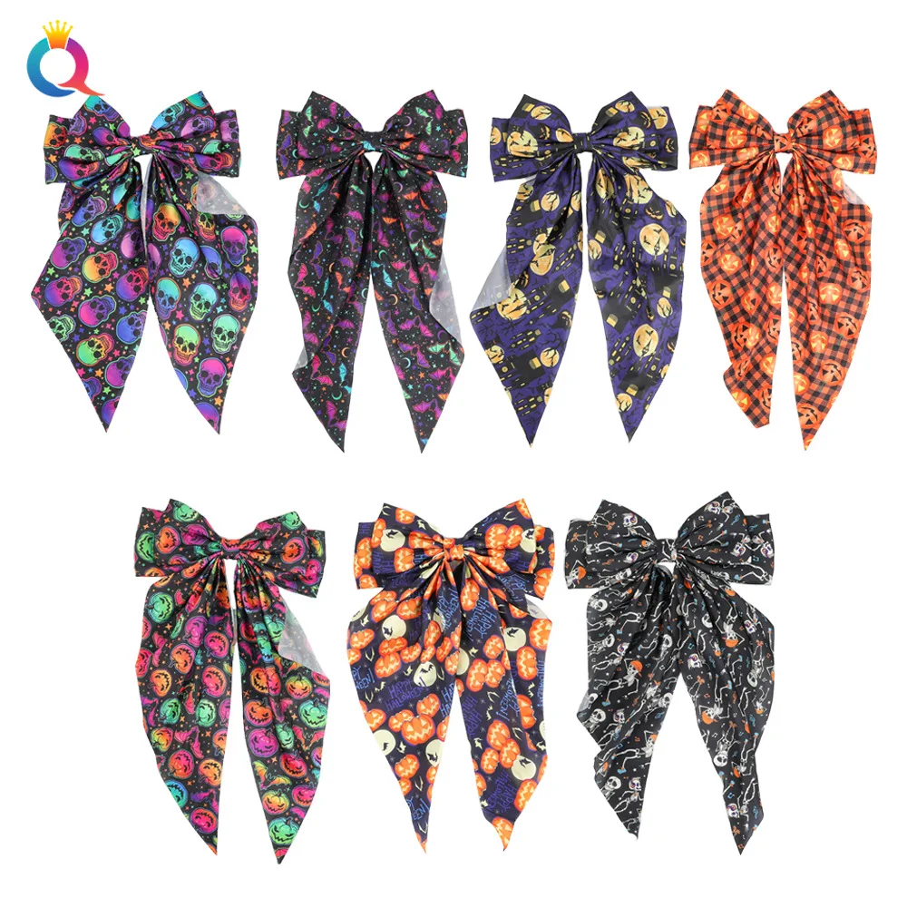 QIYUE Halloween Temperament Back Head Grasping Edge Clip Hair Accessories