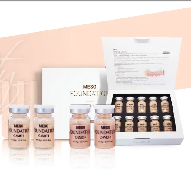 Korea original Meso facial whitening ampoule with microneedle rolling therapy