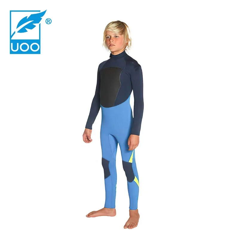 UOO Factory Custom Kids Swimsuit Warm Wetsuit for Boys And Girls Long Sleeve Cold Proof Snorkeling Surfing