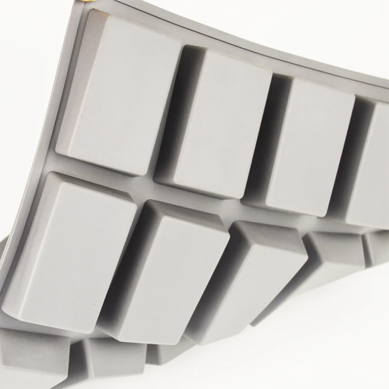Square Chocolate Cake Mould Silicone Wholesale High Quality 20 Lattice Bakery Cake Silicone Molds