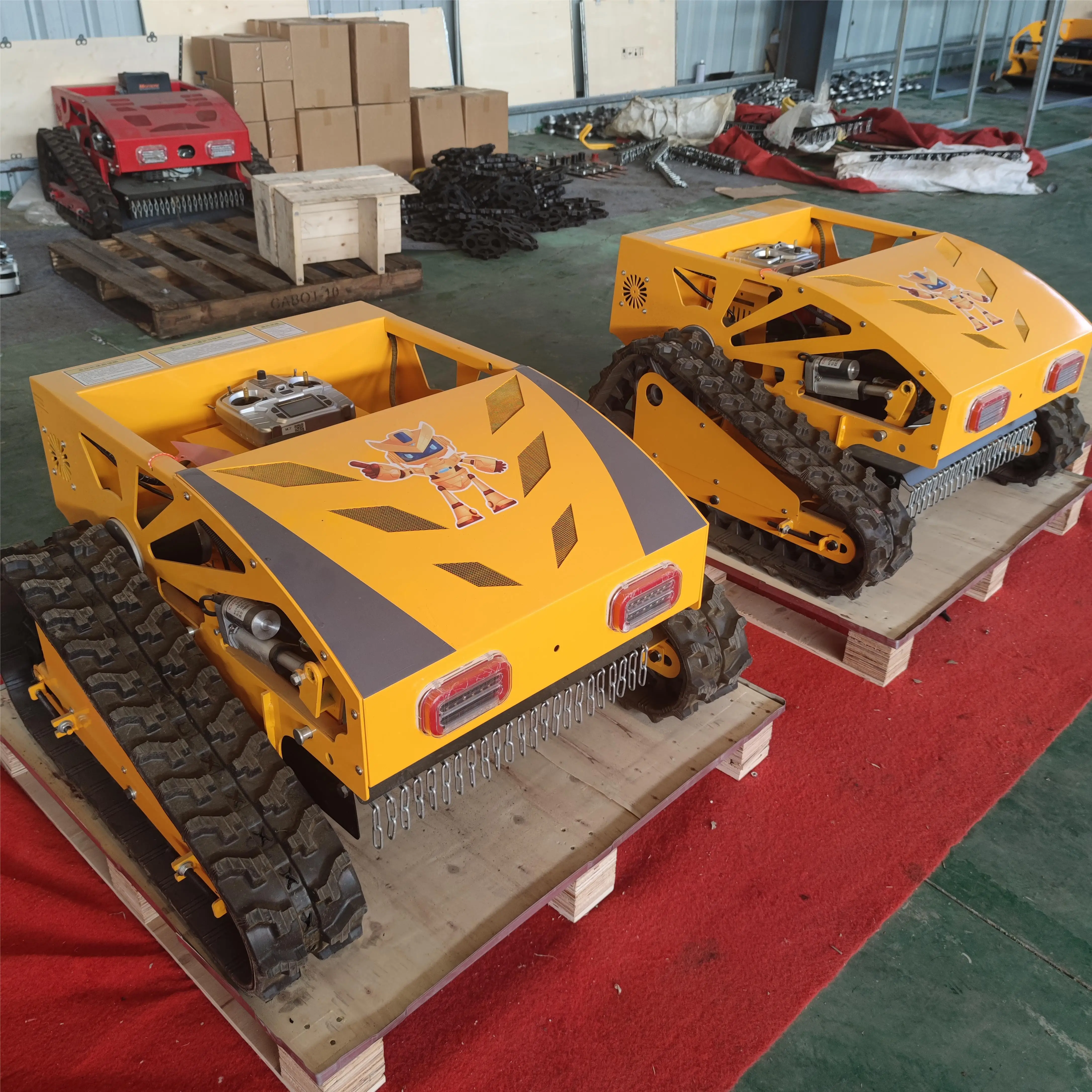 MKS-L550 Factory outlet Remote Controlled Tracked Lawnmower